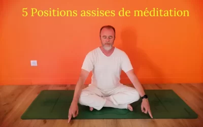 5 positions assises pour bien méditer